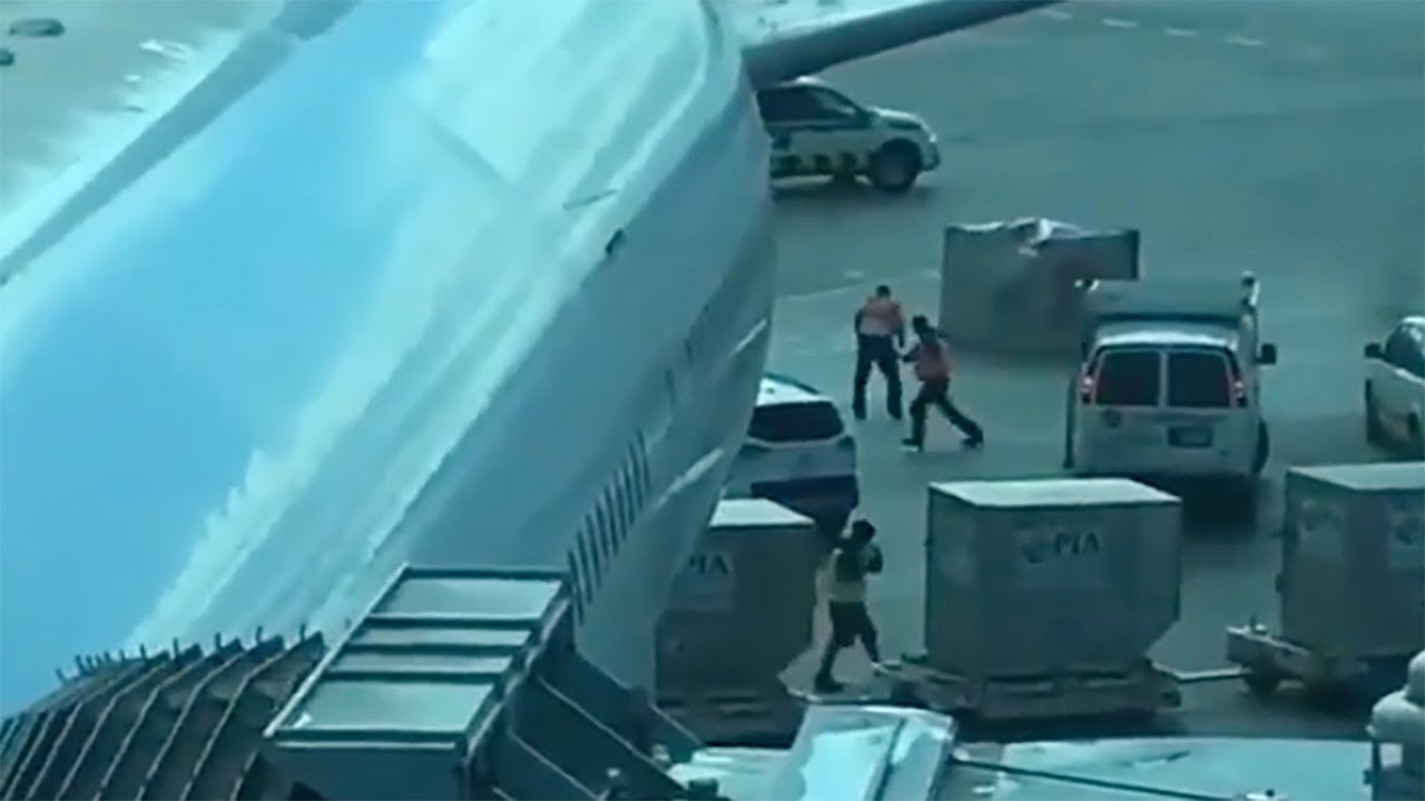 newspaper mockup High winds send Toronto airport equipment crashing across tarmac
