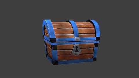 BLENDER MODEL (treasure chest)