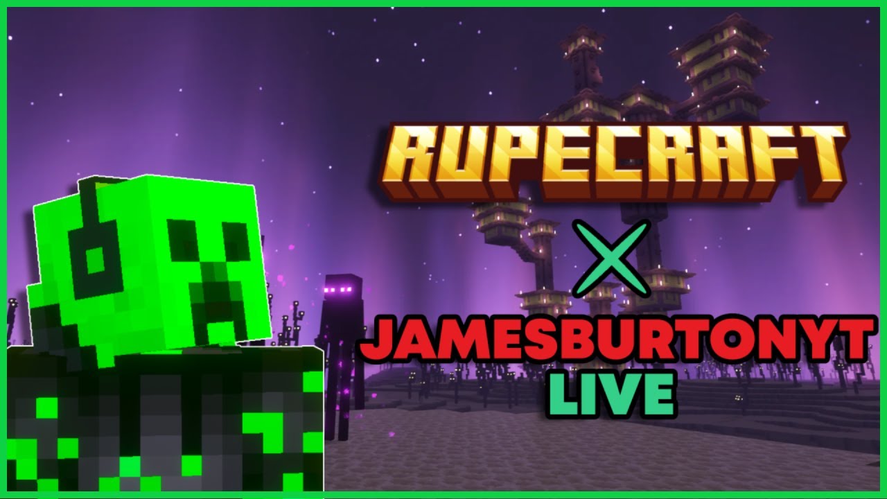 Rupecraft End Event!! | USE CODE JAMESBURTONYT 5% OFF | Minecraft | (LIVE 🔴)