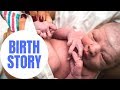 BIRTH STORY 💙 1 Hour Rapid Birth, Birthing Center, Natural, Water Birth, POSITIVE | Sarah Beth Yoga