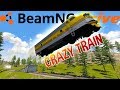 The Craziest Train Stunts and Crashes! - High Speed Train Locomotive - BeamNG Drive