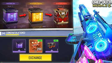 How Fast To Unlock Mythic AK117? | Secret Cache Epic To Mythic Crates | COD Mobile | CODM