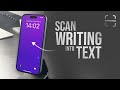 How to Scan Writing into Text on iPhone Free (tutorial)