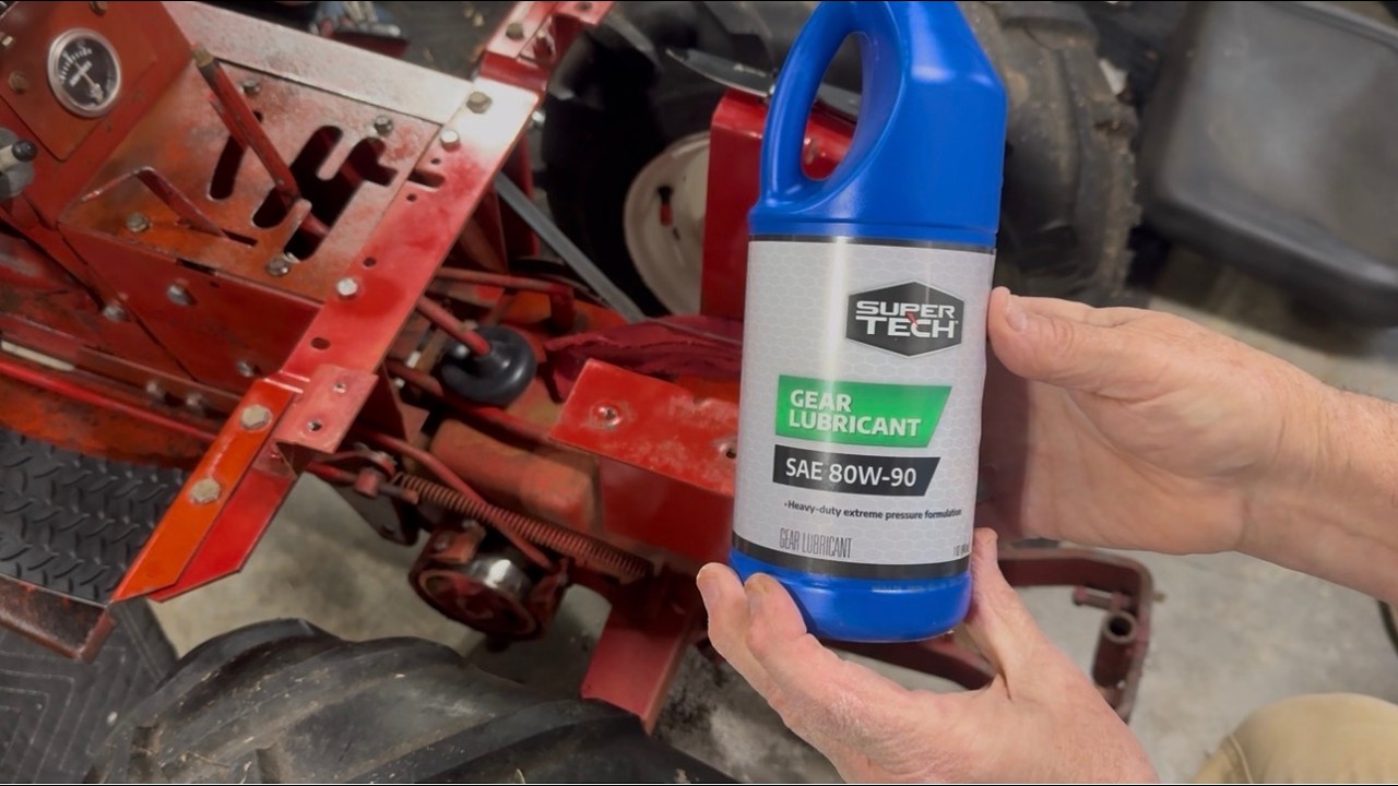 Changing gear oil in transmission on Wheel Horse B-80 #gardentractor #wheelhorse #firewood Changing gear oil in transmission on Wheel Horse B-80 #gardentractor #wheelhorse #firewood