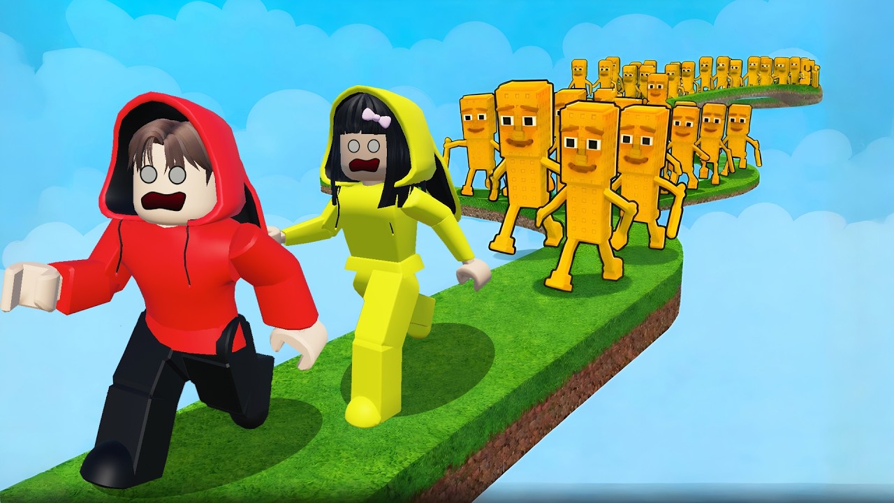 Yuta, Mio Dan Baby Celine Dikejar Brainrot Saat Buat Jembatan || ROBLOX