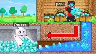 Sneaky Ways to STEAL DIAMONDS In Minecraft!