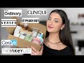 Skincare Haul | The Ordinary, The Inkey List, CeraVe, Versed, Peace Out, Clinique