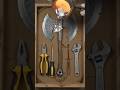 Epic Battle Axe Forged with Molten Metal 🔥🪓 Amazing Crafting Process #Shorts