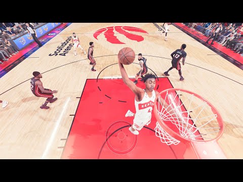 NBA 2K23 GAMEPLAY TORONTO RAPTORS Vs MIMIAMI HEAT PS5 NEXT GEN 4K UHD