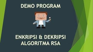 Demo Program Algoritma RSA