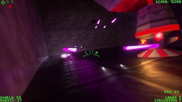 Descent 1 Level 1 Lunar Outpost Insane (Ray Tracing)