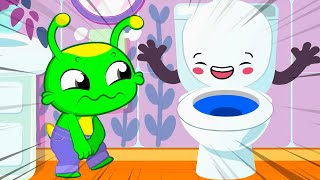 Groovy el Marciano y Phoebe aprenden que hay que ir al baño cuando lo necesitas