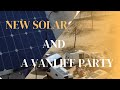 Vanlife party in Spain | New solar installed!