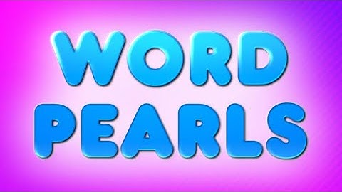 Word Pearls: Word Games (by UNICO STUDIO) IOS Gameplay Video (HD)