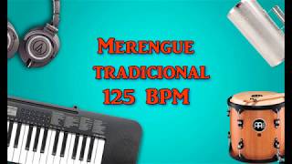 Video thumbnail of "Merengue tradicional 125 BPM"