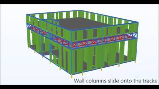 The Walltech ME Building Assembly in 3D