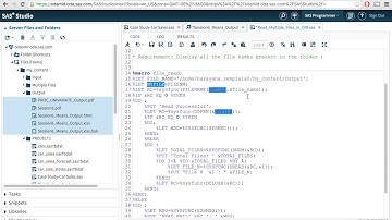 SAS Basics 9   Reading Multiple files in a DIR