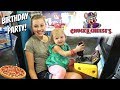 Birthday Party At Chuck E Cheese!