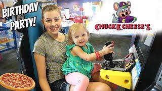 Birthday Party At Chuck E Cheese!