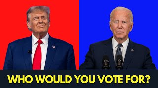 If Election Day Was Tomorrow. Who Would You Vote For, Donald Trump or Joe Biden?