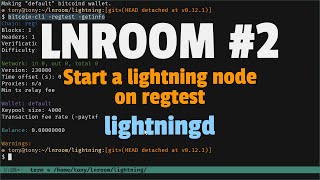 Famous Start a lightning node on regtest with CLN | LN Room #2 Profile