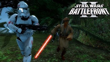Star Wars Battlefront II - Dagobah - Republic Side - Legends Mod Final Version