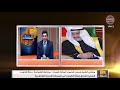 هذا المساء إتصال معالي الشيخ فيصل الحمود المالك الصباح محافظ الفروانية الكويت مع حازم الرحاحلة 