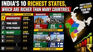 India's 10 Richest states Which are richer than many countries 2026 News