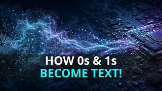 How Computers Understand Text | Letters to Binary Code (0 and 1)