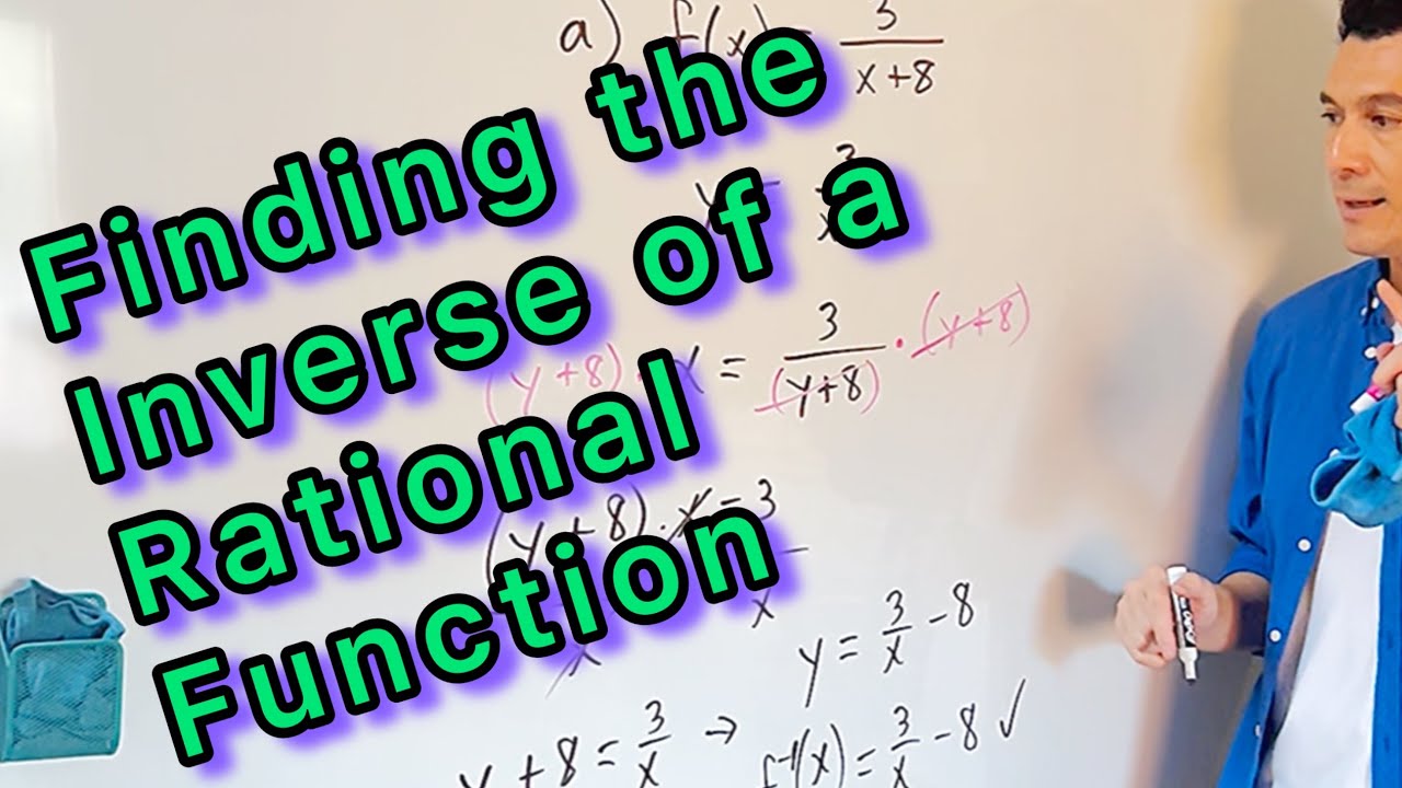 Finding the Inverse of a Rational Function 📚 ️ - YouTube