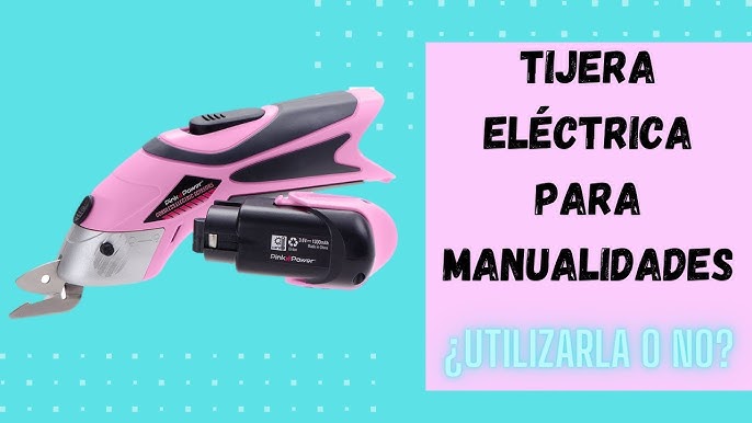 ✂️ Cortando con Tijera Eléctrica Pink Power‼️ Que Pueden Cortar❓ Valen la  Pena❓#maker #manualidades 