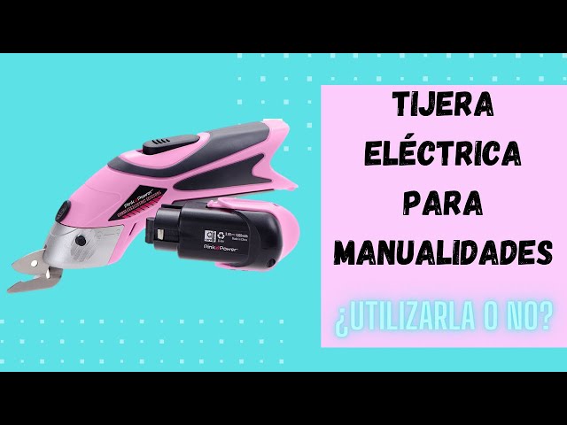 Utilizar o no utilizar tijera electrica para manualidades 