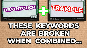 Players get these combat mechanics wrong, let me explain - Deathtouch & Trample - MTG Rules