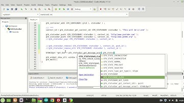 GTK   StatusBar Part 04