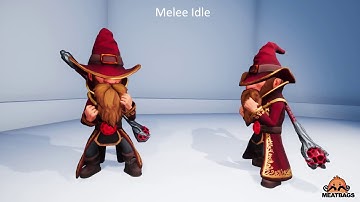 Stylized Wizard Animation Demo