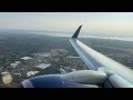 Delta Flight DL0378 737-900 ER- Seat 15F Main Cabin Takeoff-PNS - Pensacola Florida Airport 7:21 am