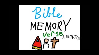 Christian Living, Grade 3: Bible Verse Memory Art Animation