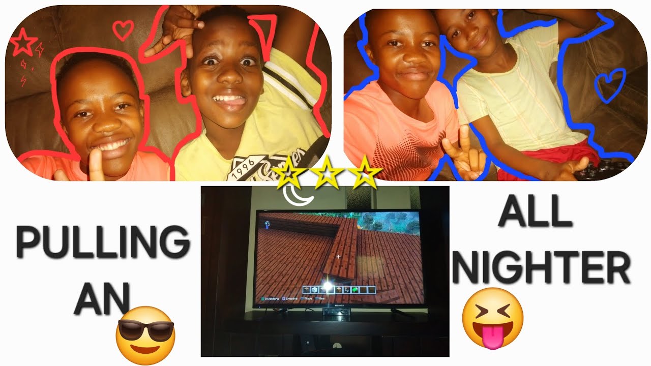 Trying to pull an all nighter🌚(we failed like bad🥲) - YouTube