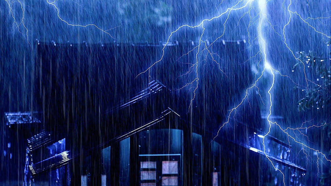 Sonidos De Tormenta Para Dormir ⚡Truenos, Lluvia Y Calma Para Tu Mejor Descanso Nocturno 💤 Ruido