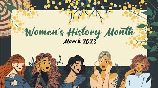 Chairwoman Cupid reflects on Women's History Month PART 2 - March 1, 2023