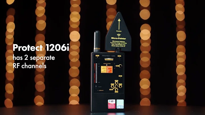 iProtect 1206i Digital RF Detector Product Overview | KJB Security [DD1206]