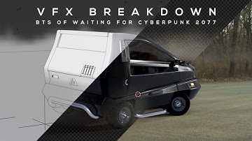 How I Create VFX In Blender & After Effects : BTS of Waiting For Cyberpunk 2077
