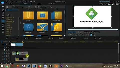 how to create a simple intro power director 15