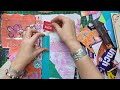 Ideas for using trash in a spine junk journal