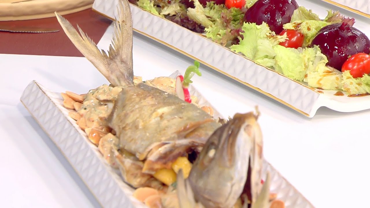 السمكة الحرة الطرابلسية وسلطة مميزة