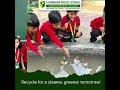 Recycle for a cleaner, greener tomorrow! #school #event #education #laburnumpublicschool