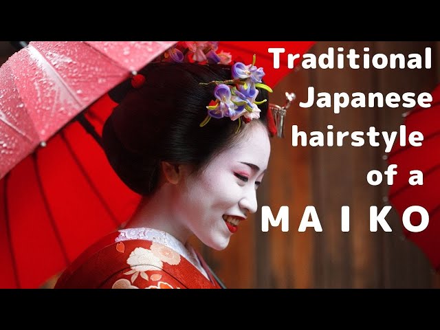 Japanese Classical Geisha Costume and Hair Accessories