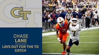 GT's Chase Lane Lays Out To Give Tech A 2-Score Lead