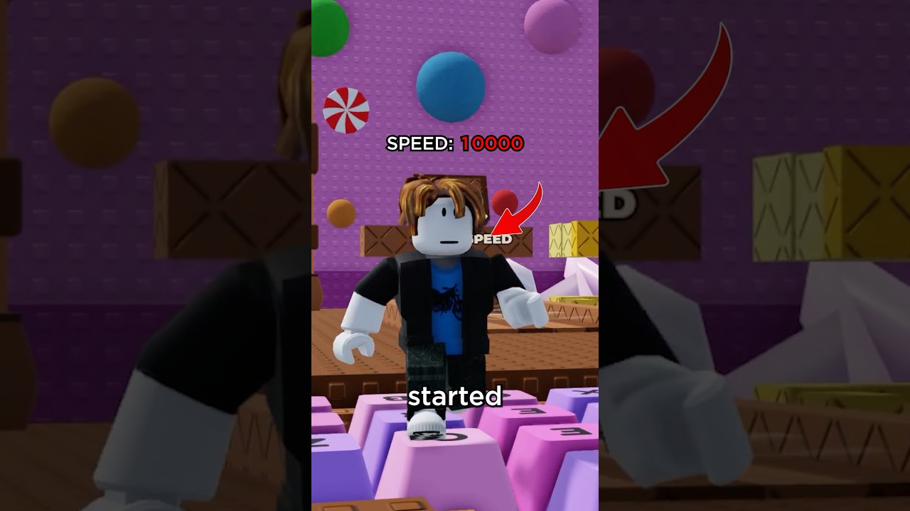He is losing his speed #roblox