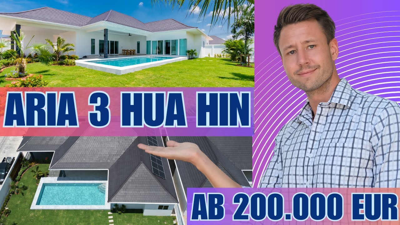 Das NEUE ARIA 3 SHOWHAUS ist fertig! Pool Villa in Hua Hin